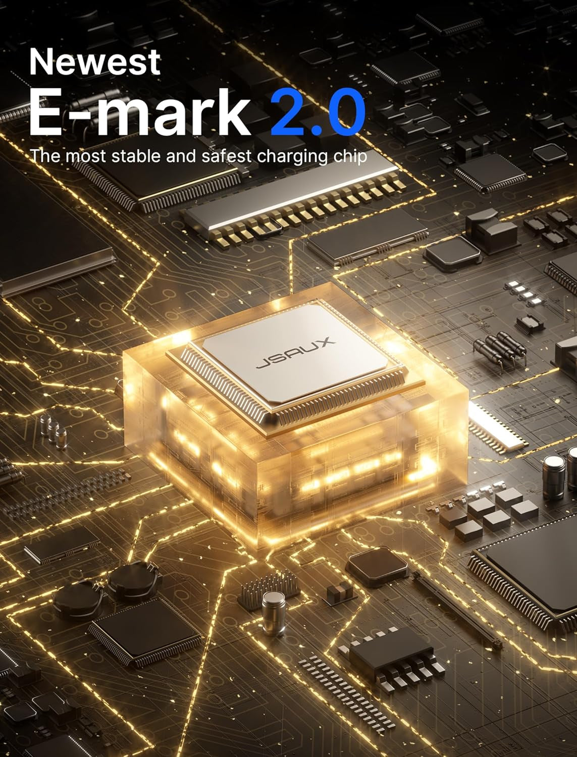 240W USB C to USB C Cable 2-Pack 10FT+10FT, 5A Type C to Type C Charger USB-C Fast Charging Cord Compatible with Macbook Pro/Air M2 Ipad Pro Air 5/4, Ipad Mini 6, Dell XPS Samsung S23/S22 Grey